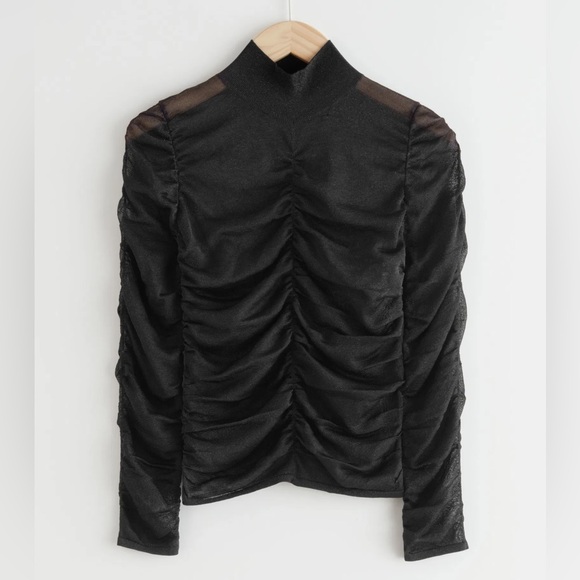 & Other Stories black knitted turtleneck - Picture 4 of 12